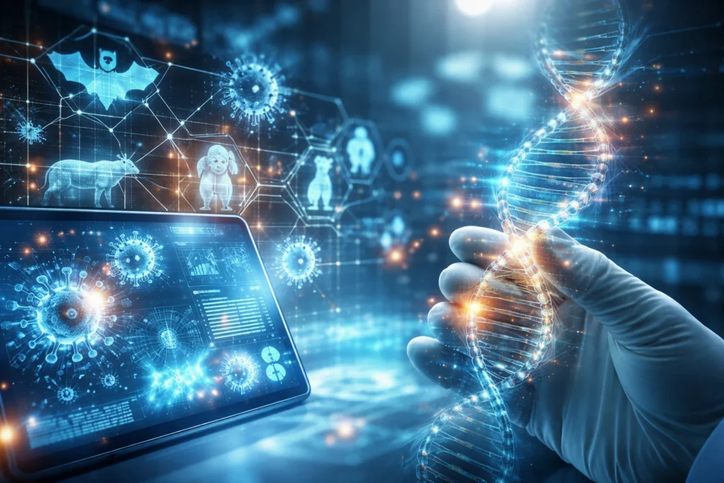 AI Genom Prediksi Risiko Zoonosis Global 2026